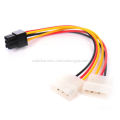 IDE Molex to 6 Pin PCI Power Adapter Cable